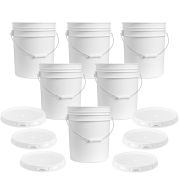 Heavy Duty PVC Bucket – Strong Plastic Bucket with Handle for Mixing Mortar, Carrying Water and General Site or Household Use